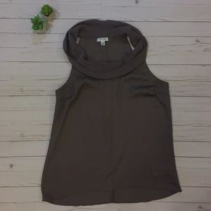 Calvin Klein Large Lavender Sleeveless Cowl Shirt